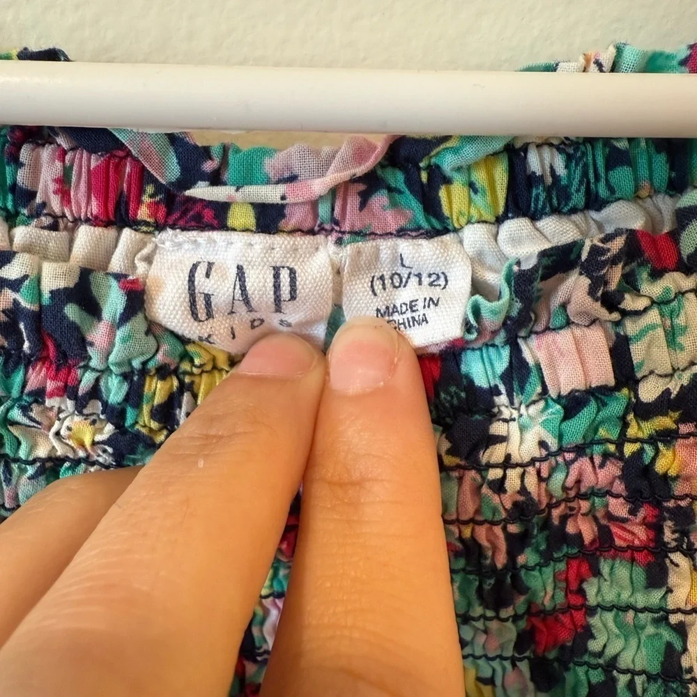 GAP Multicolor Floral Kids Dress